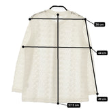 R&D.M.Co- ラッセルレースカーディガン 定価50600円 サイズM クルーネック アイボリー レディース オールドマンズテーラー【中古】5-0429M♪
