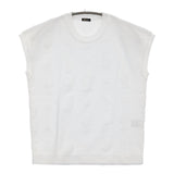 R&D.M.Co- Qween Elizabeth クイーンエリザベス ジャガードTシャツ 定価22000円 ホワイト レディース オールドマンズテーラー【中古】5-0622S♪