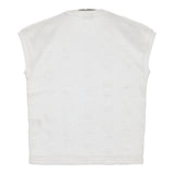 R&D.M.Co- Qween Elizabeth クイーンエリザベス ジャガードTシャツ 定価22000円 ホワイト レディース オールドマンズテーラー【中古】5-0622S♪
