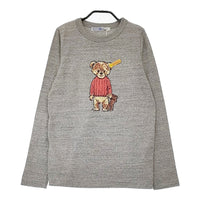 R&D.M.Co- ベアボーイロングスリーブT S 7263 長袖Ｔシャツ カットソー ロンＴ 25SS グレー レディース オールドマンズテーラー【中古】5-0429M♪