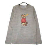 R&D.M.Co- ベアボーイロングスリーブT S 7263 長袖Ｔシャツ カットソー ロンＴ 25SS グレー レディース オールドマンズテーラー【中古】5-0429M♪