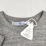 R&D.M.Co- ベアボーイロングスリーブT S 7263 長袖Ｔシャツ カットソー ロンＴ 25SS グレー レディース オールドマンズテーラー【中古】5-0429M♪