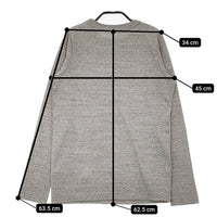 R&D.M.Co- ベアボーイロングスリーブT S 7263 長袖Ｔシャツ カットソー ロンＴ 25SS グレー レディース オールドマンズテーラー【中古】5-0429M♪