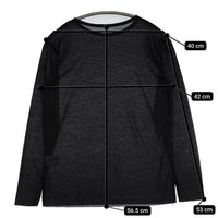 R&D.M.Co- 長袖Ｔシャツ カットソー ロンＴ ブラック レディース オールドマンズテーラー【中古】5-0927M∞
