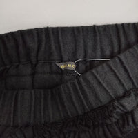 R&D.M.Co- フリルデコレーション 7130 定価48400円 コットンウール ロングスカート 24AW ブラック レディース オールドマンズテーラー【中古】5-0906T∞