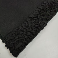 R&D.M.Co- フリルデコレーションボタンビブ 7131 定価44000円 ベスト 24AW ブラック レディース オールドマンズテーラー【中古】5-0906T∞