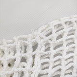 tricot COMME des GARCONS TG-N201 カギ編み メッシュ 花 カーディガン AD2020 ホワイト レディース トリココムデギャルソン【中古】5-0429M♪