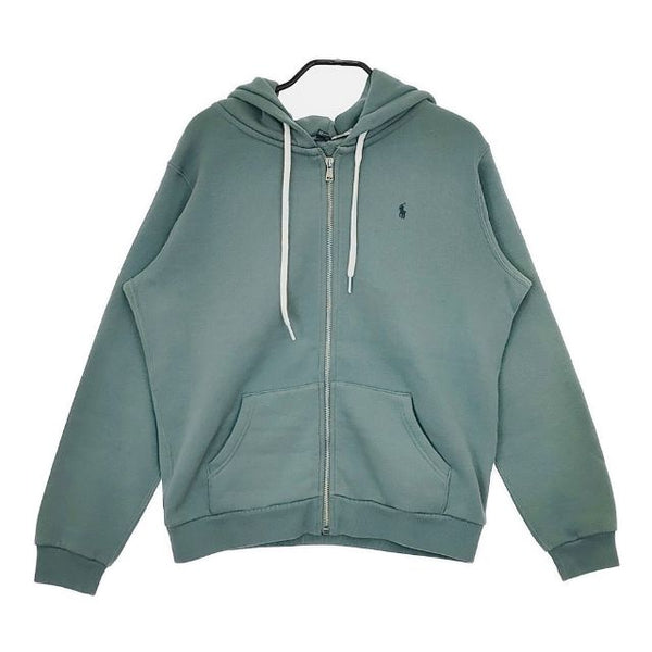 POLO RALPH LAUREN 裏起毛 スウェットジップアップ パーカー ライトグリーン レディース ポロ・ラルフローレン【中古】5-0730T∞