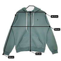 POLO RALPH LAUREN 裏起毛 スウェットジップアップ パーカー ライトグリーン レディース ポロ・ラルフローレン【中古】5-0730T∞