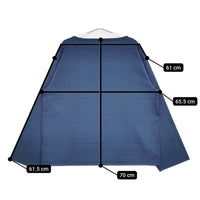 OUTIL 新品 TORICOT AAST サイズ2 OU-C007 バスクシャツ 定価24200円 長袖Ｔシャツ カットソー ロンＴ ネイビー メンズ ウティ【中古】5-0603M♪