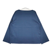 OUTIL 未使用 TORICOT AAST サイズ1 OU-C007 バスクシャツ 定価24200円 長袖Ｔシャツ カットソー ロンＴ ネイビー メンズ ウティ【中古】5-0603M♪