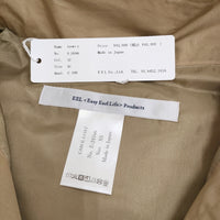 EEL 新品 キャロルコート サイズXS E-24166 定価48400円 スタンドカラー コート ベージュ メンズ イール【中古】5-0603M♪