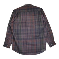 CIOTA 新品 Band Collar Shirt サイズ3 SHLM-109-DMDCH 定価29700円 バンドカラー チェック 長袖シャツ グレー メンズ シオタ【中古】5-0603M♪