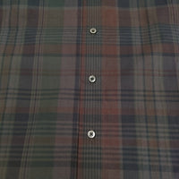 CIOTA 新品 Band Collar Shirt サイズ3 SHLM-109-DMDCH 定価29700円 バンドカラー チェック 長袖シャツ グレー メンズ シオタ【中古】5-0603M♪