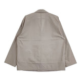 STILL BY HAND 新品 キュプラミックスイージージャケット 48 定価37400円 セミダブル グレージュ メンズ スティルバイハンド【中古】5-0603M♪