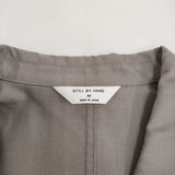 STILL BY HAND 新品 キュプラミックスイージージャケット 48 定価37400円 セミダブル グレージュ メンズ スティルバイハンド【中古】5-0603M♪