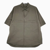 kontor 新品 SS WORK SHIRT サイズ2 KON-SH02241 定価26400円 半袖シャツ グレー メンズ コントール【中古】5-0603S♪