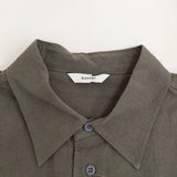 kontor 新品 SS WORK SHIRT サイズ2 KON-SH02241 定価26400円 半袖シャツ グレー メンズ コントール【中古】5-0603S♪