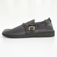 AURORA SHOES 未使用品 Middle English ミドルイングリッシュ 定価37400円 メンズ10D 靴 ブラック メンズ オーロラシューズ【中古】5-0603G♪
