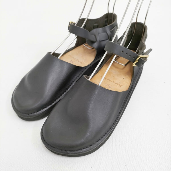 AURORA SHOES 新品 Chinese Mary Jane チャイニーズメリージェーン 定価33000円 5C 靴 ブラック レディース オーロラシューズ【中古】5-0523G♪