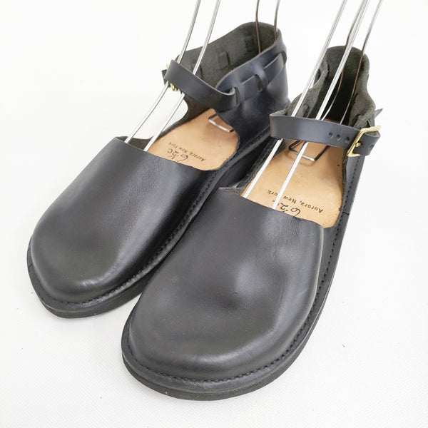 AURORA SHOES 新品 Chinese Mary Jane チャイニーズメリージェーン 定価33000円 6.5C 靴 ブラック レディース オーロラシューズ【中古】5-0523G♪