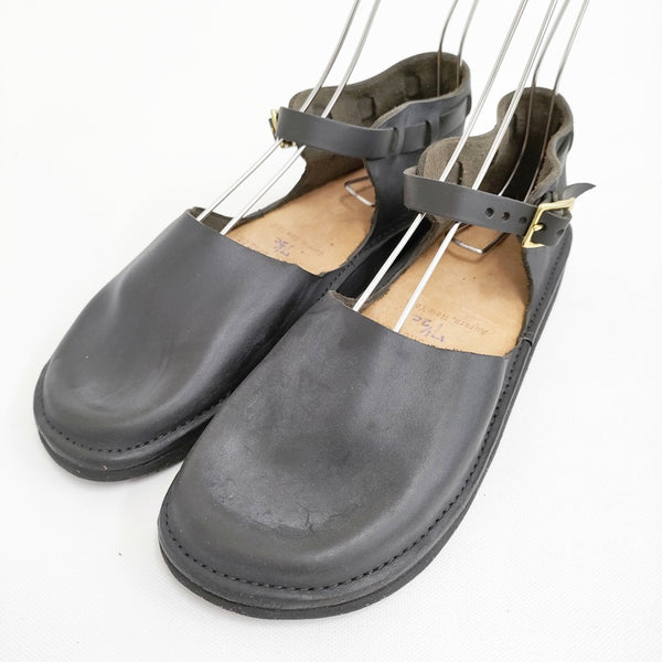 AURORA SHOES 未使用 Chinese Mary Jane チャイニーズメリージェーン 定価33000円 7.5C 靴 ブラック レディース オーロラシューズ【中古】5-0523G♪