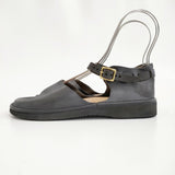 AURORA SHOES 未使用 Chinese Mary Jane チャイニーズメリージェーン 定価33000円 7.5C 靴 ブラック レディース オーロラシューズ【中古】5-0523G♪