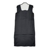 MM6/Maison Margiela ウール サテン 切替 S32CT0622 STN460 ノースリーブ ワンピース ブラウン ブラック レディース エムエム6/メゾンマルジェラ【中古】5-0606S△