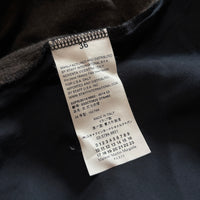 MM6/Maison Margiela ウール サテン 切替 S32CT0622 STN460 ノースリーブ ワンピース ブラウン ブラック レディース エムエム6/メゾンマルジェラ【中古】5-0606S△