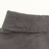 tricot COMME des GARCONS ウール 変形 製品染め TH-B003 AD2021 サイズM 長袖シャツ ブラック レディース トリココムデギャルソン【中古】5-1006T◎