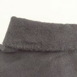 tricot COMME des GARCONS ウール 変形 製品染め TH-B003 AD2021 サイズM 長袖シャツ ブラック レディース トリココムデギャルソン【中古】5-1006T◎