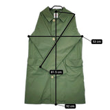 Danton ナイロンタフタ ワークコート 14SWS-001 JD-8449 ステンカラーコート グリーン レディース ダントン【中古】5-0707M△