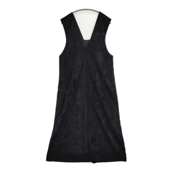 yuni シャーベット ジャンパースカート 定価26400円 1701OP001242 ワンピース 24aw ブラック レディース ユニ【中古】5-0906T∞