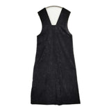 yuni シャーベット ジャンパースカート 定価26400円 1701OP001242 ワンピース 24aw ブラック レディース ユニ【中古】5-0906T∞