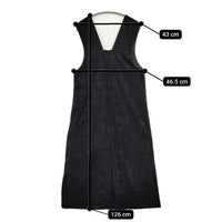 yuni シャーベット ジャンパースカート 定価26400円 1701OP001242 ワンピース 24aw ブラック レディース ユニ【中古】5-0906T∞
