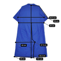mizuiro-ind work all in one 定価21780円 ワーク オールインワン ツナギ 24ss ブルー レディース ミズイロインド【中古】5-0514S♪