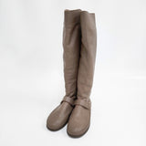 JURGEN LEHL レザー ロング 24.5cm ブーツ ブラウン レディース ヨーガンレール【中古】5-1014T◎