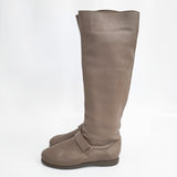 JURGEN LEHL レザー ロング 24.5cm ブーツ ブラウン レディース ヨーガンレール【中古】5-1014T◎