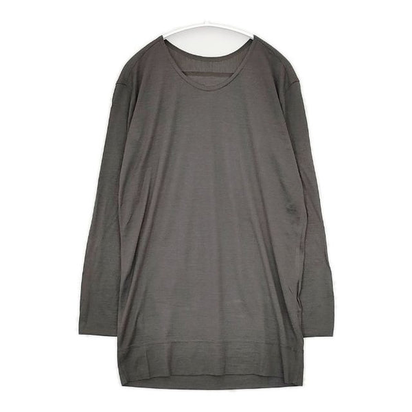 JURGEN LEHL J0114UB923 シルクウール サイズL チュニック グレー レディース ヨーガンレール【中古】5-1105M∞