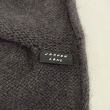 JURGEN LEHL 変型 ニット ハイネック ショート丈 ニット ネイビー レディース ヨーガンレール【中古】5-1030T◎