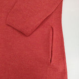 45R/45rpm フロート縮絨ビッグタートルネックワンピース 定価35200円 ワンピース レッド レディース フォーティーファイブアールピーエム【中古】5-1105T∞