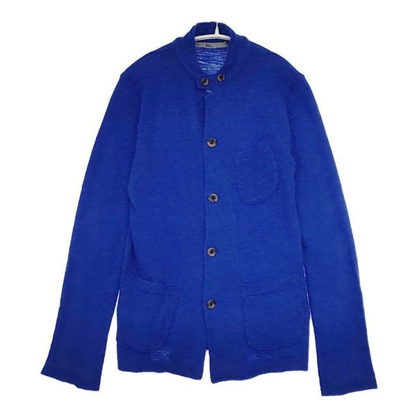 45R/45rpm ウール縮絨ジャケットカーディガン 定価30800円 カーディガン ブルー レディース フォーティーファイブアールピーエム【中古】5-1105T∞