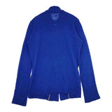 45R/45rpm ウール縮絨ジャケットカーディガン 定価30800円 カーディガン ブルー レディース フォーティーファイブアールピーエム【中古】5-1105T∞