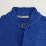 45R/45rpm ウール縮絨ジャケットカーディガン 定価30800円 カーディガン ブルー レディース フォーティーファイブアールピーエム【中古】5-1105T∞