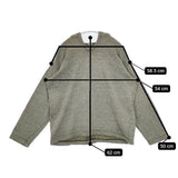 45R/45rpm US裏毛のプルオーバーパーカー 定価26400円 パーカー グレー レディース フォーティーファイブアールピーエム【中古】5-1105T∞