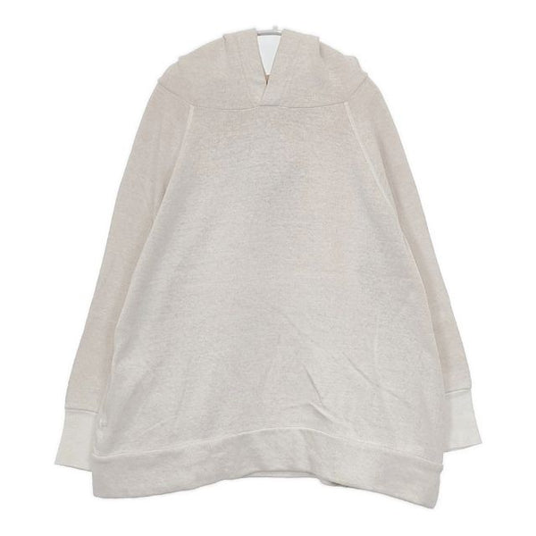 45R/45rpm ふわふわ裏毛フード 定価29700円 パーカー ホワイト レディース フォーティーファイブアールピーエム【中古】5-1105T∞