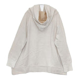 45R/45rpm ふわふわ裏毛フード 定価29700円 パーカー ホワイト レディース フォーティーファイブアールピーエム【中古】5-1105T∞