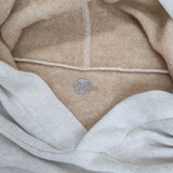 45R/45rpm ふわふわ裏毛フード 定価29700円 パーカー ホワイト レディース フォーティーファイブアールピーエム【中古】5-1105T∞