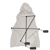 45R/45rpm ふわふわ裏毛フード 定価29700円 パーカー ホワイト レディース フォーティーファイブアールピーエム【中古】5-1105T∞