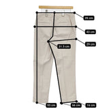 45R/45rpm モールサージのストレッチスリムパンツ 定価25300円 パンツ ライトベージュ レディース フォーティーファイブアールピーエム【中古】5-1105T∞